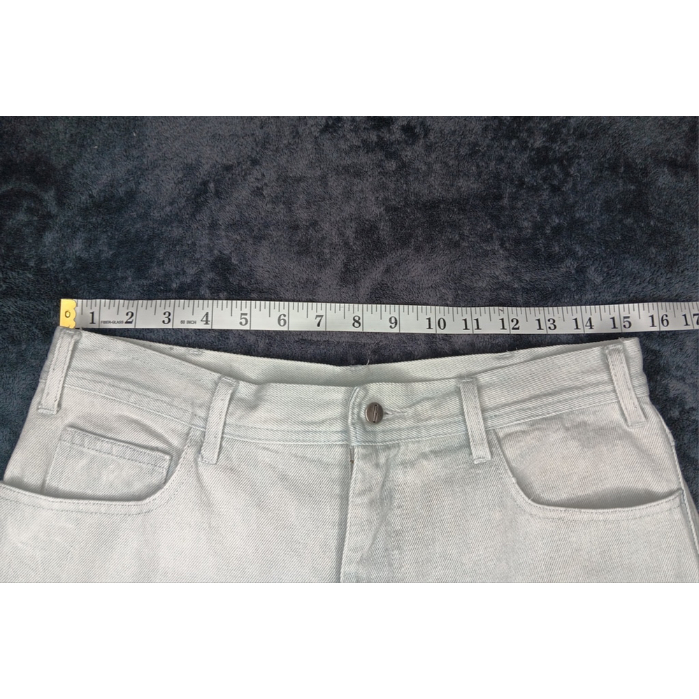 VTG Gotcha Women's 30 Blue Jeans Denim Distressed Light Wash Surf Skate Skater - Picture 12 of 16